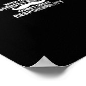 mit großer Verantwortung Poster (Ecke)