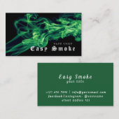Mit grünem Vape-Shop von der Masse abheben Visitenkarte (Vorne/Hinten)