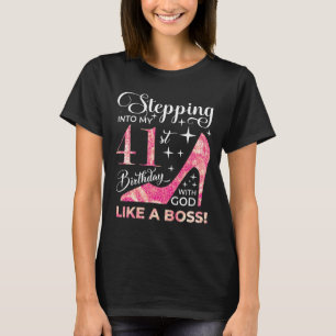 Mit guter Rose Gold in meinen 41. Geburtstag einst T-Shirt