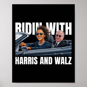 Mit Harris und Waschheimer-Präsident Kamala Harris Poster