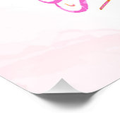 Mit Härte kommt einfach - Islamische Kunstkalligra Poster (Ecke)