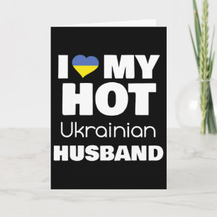 Mit heißem Ukrainer verheiratet Ich liebe meinen h Karte