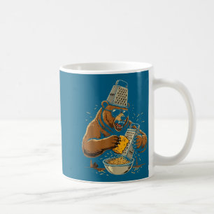 Mit Hemd Wütender Bär Käsehobel Hut Kaffeetasse