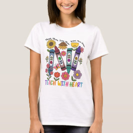 Mit Herz unterrichten  T-Shirt