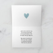 Mit Hoffnung und Heilung Dankeskarte (Innenseite)