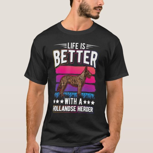 Mit Hollandse Herder 1 T-Shirt (Vorderseite)