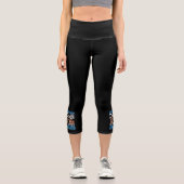 Mit Hunden verbrauchte Zeit wird nie verschwendet Capri Leggings (Vorderseite)