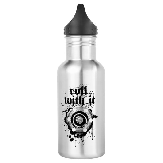 Mit ihm rollen trinkflasche (Links)