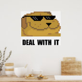 Mit ihm umgehen poster (Küche)