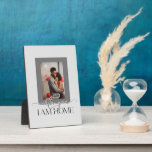 Mit Ihnen bin ich Zuhause-Familienfoto-Vorlage Fotoplatte<br><div class="desc">Dieses Design kann in dem Bereich personalisiert werden, der durch das Ändern des Fotos und/oder Textes zur Verfügung gestellt wird. Sie können auch angepasst werden, indem Sie auf Vorlage personalisieren klicken und dann auf die Schaltfläche klicken, um weitere Optionen anzupassen, um die Hintergrundfarbe zu löschen oder zu ändern, Text hinzuzufügen,...</div>