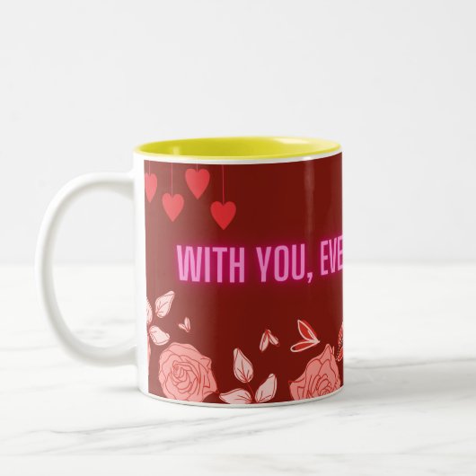 Mit Ihnen ist jede Sippe süßer-romantische Tasse (Links)