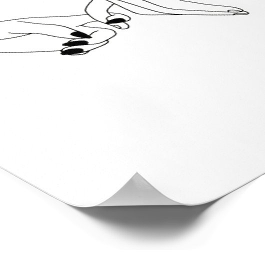 Mit Ihnen Poster (Ecke)