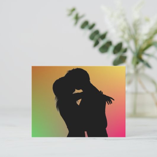 Mit Ihnen Postkarte (Stehend Vorderseite)