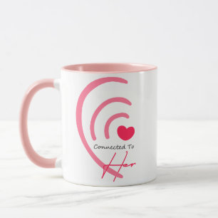 Mit Ihnen verbunden Tasse