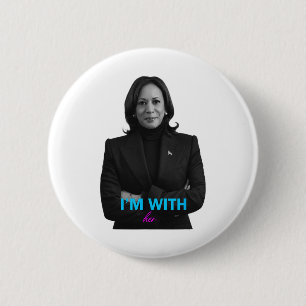 Mit ihr Kamala Wähle für 2024 Präsidentin Kamala-h Button