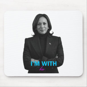 Mit ihr Kamala Wähle für 2024 Präsidentin Kamala-h Mousepad