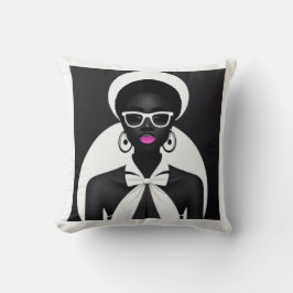 mit Ihrem Black Girl-Cousin spielen Kissen