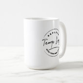 Mit Ihrem Firmenlogo oder Image gekennzeichnet Kaffeetasse (VorderseiteRechts)
