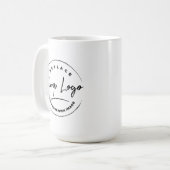 Mit Ihrem Firmenlogo oder Image gekennzeichnet Kaffeetasse (Vorderseite Links)