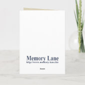 Mit ihrem Hund 2 Karte (Rückseite)