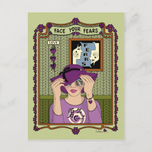 Mit Ihren Ängsten_A_ Postkarte