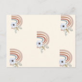 Mit ihren Features spielen Mama-Babydusche Postkarte (Rückseite)