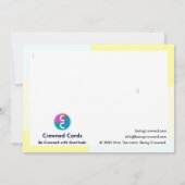 Mit Ihren Händen, Betreuer Dankeskarte (Rückseite)