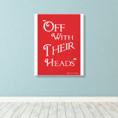 Mit ihren Köpfen - Canvas drucken Leinwanddruck (Insitu (Holzboden))