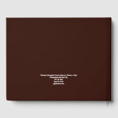 Mit individualisierbarem Lässige im Geist Gästebuch (Rückseite)