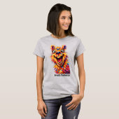 🐶Mit individuellem Text, “Wild Optimistisch” Lam T-Shirt (Vorne ganz)