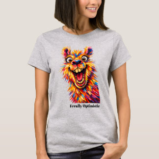 🐶Mit individuellem Text, “Wild Optimistisch” Lam T-Shirt