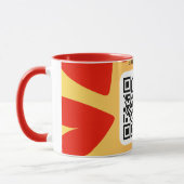 Mit individuellen persönlichen Song per QR-Code Tasse (Links)