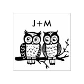 Mit Initialen 🌈 Ewige Einheit Gummistempel (Prägung)