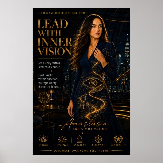 Mit innerer Vision führen – Poster für Führungskrä (Vorne)