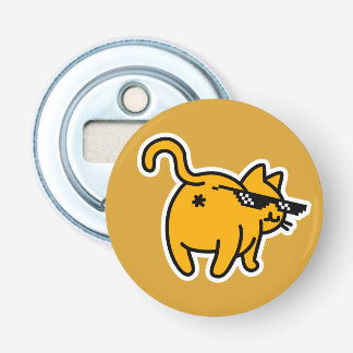 Mit It Glasses Meme Funny Cat Hintern im Gesicht Flaschenöffner