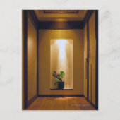 mit japanischem Stil und Blume Postkarte (Vorderseite)