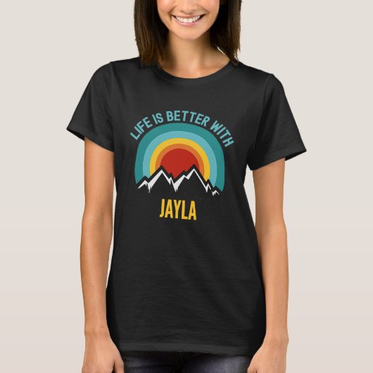 Mit Jayla Verabredet Jayla T-Shirt (Vorderseite)