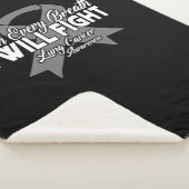 Mit jedem Atemzug werde ich Lungenkrebs bekämpfen Sherpadecke (3/4)