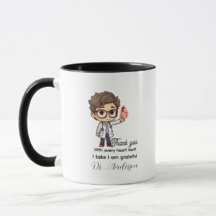 Mit jedem Herzschlag nehme ich Kardiologe Personal Tasse