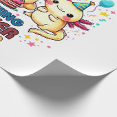 Mit jedem Jahr wird süßer Geschenkpapier (Ecke)