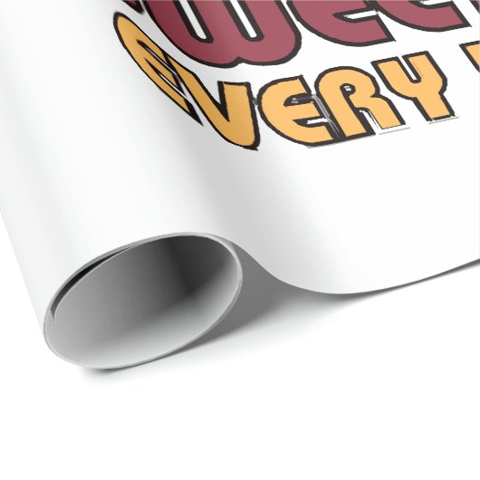 Mit jedem Jahr wird süßer Geschenkpapier (Rolleneckpunkt)