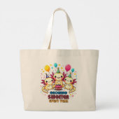 Mit jedem Jahr wird süßer Jumbo Stoffbeutel (Rückseite)