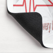 Mit jedem Schlag Mousepad (Ecke)