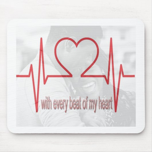 Mit jedem Schlag Mousepad (Vorne)