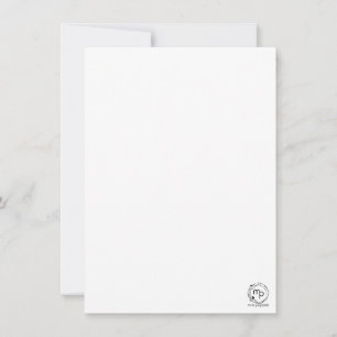 Mit jedem Schritt wächst der Weihnachtszauber Dankeskarte