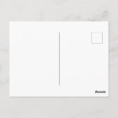 Mit jedem Segen die Freude des Todes verbreiten Postkarte (Rückseite)