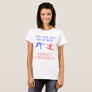 MIT JEDER GEDREHT FRAUEN GYMNASTIK T-Shirt