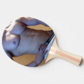 Mit. Jeder Swat des Paddels, inspirieren sich Tischtennis Schläger (Seitenansicht)