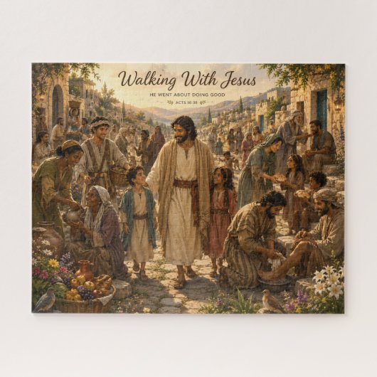 Mit Jesus gehen Puzzle (Horizontal)