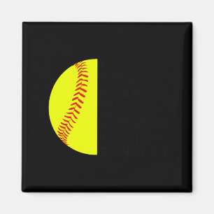 Mit Jesus in ihrem Herzen und einem Softball ist s Magnet